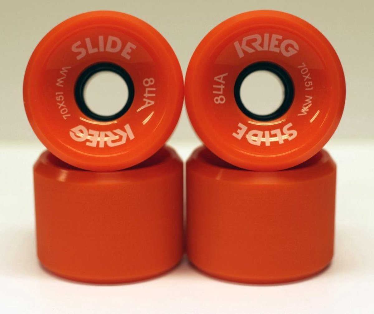 Krieg longboard wiel dull orange