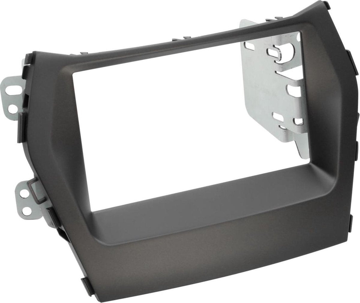 2-DIN Paneel Hyundai Santa Fé (DM) 2012-2019 Kleur: Zwart