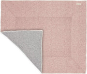 Koeka Boxkleed Vigo - old pink/sparkle grey 80x100cm