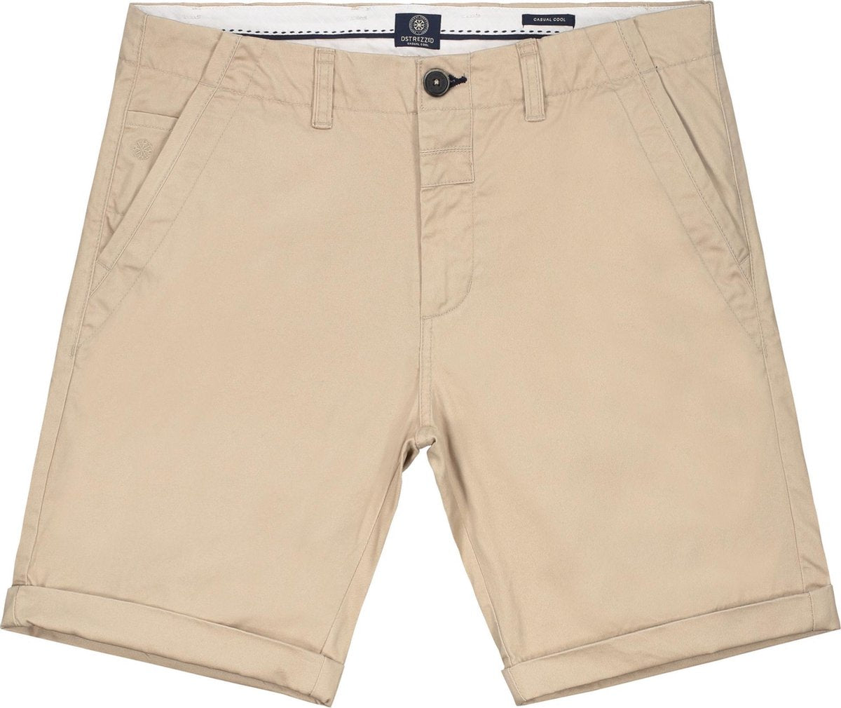 Dstrezzed beige twill cotton chino short - Maat W33