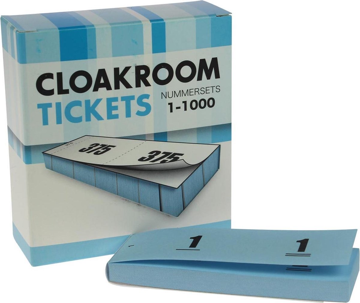 12x Nummer-/ garderobeblokken blauw