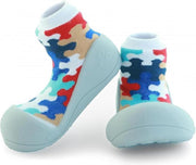 Attipas Puzzle grijs babyschoenen
