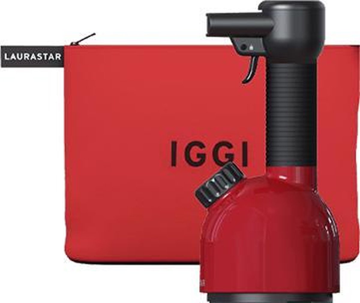 IGGI Intense Red Travel Edition - Kledingstomer - Zuiverende stomer