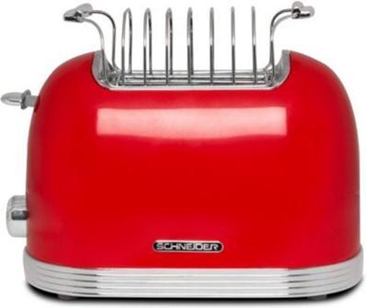 Schneider SCTO2R -  Broodrooster - 2 sleuven - Red