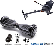 Hoverboard | 6.5 Inch Wielen | Self Balance Hoverboard met Hoverkart | Oxboard | Bluetooth Speakers | Carbon