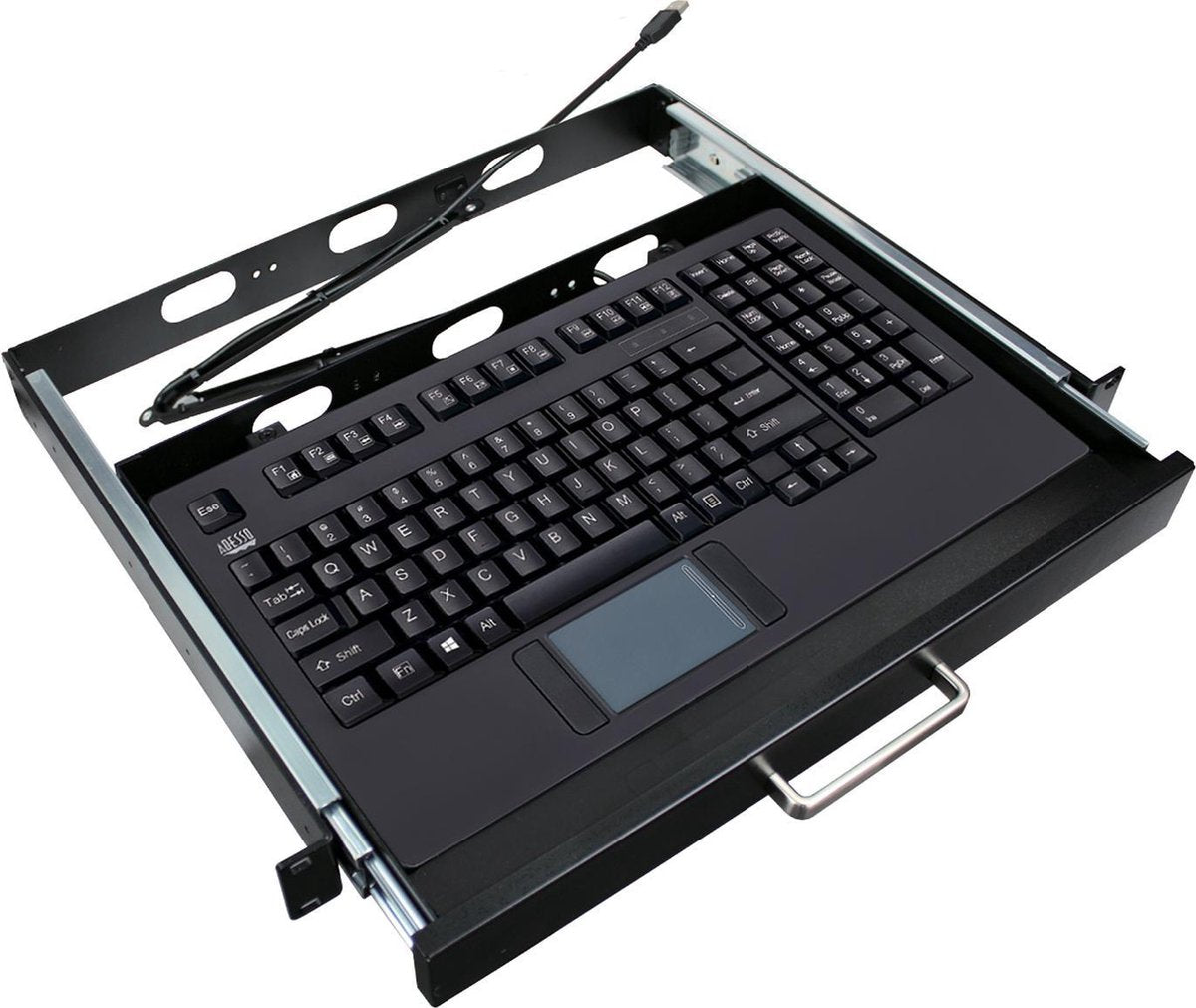 Adesso AKB-425UB-MRP toetsenbord USB QWERTY Amerikaans Engels Zwart