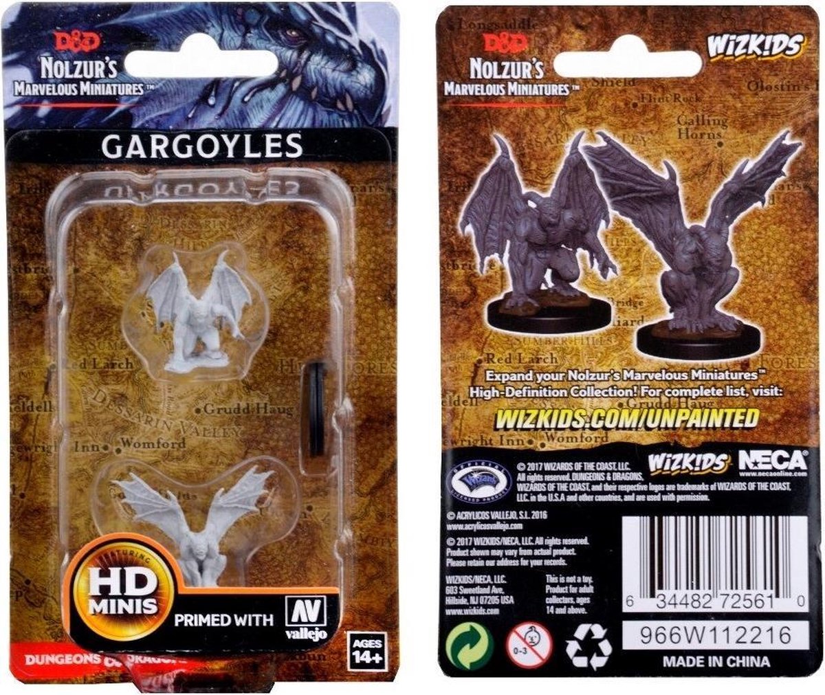 D&D Nolzur's Marvelous Miniatures - Gargoyles – 2 miniaturen