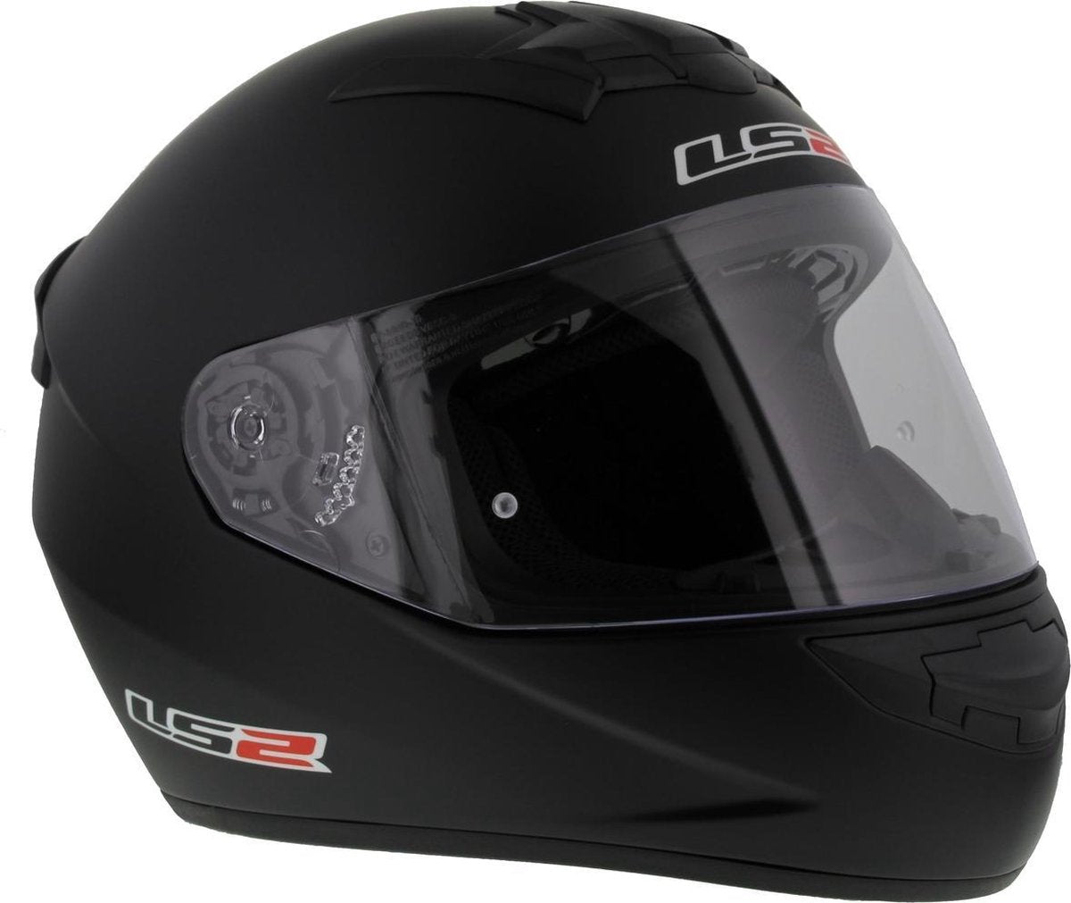 LS2 FF352 Rookie Single Integraalhelm - Motorhelm - Mat zwart - Maat S