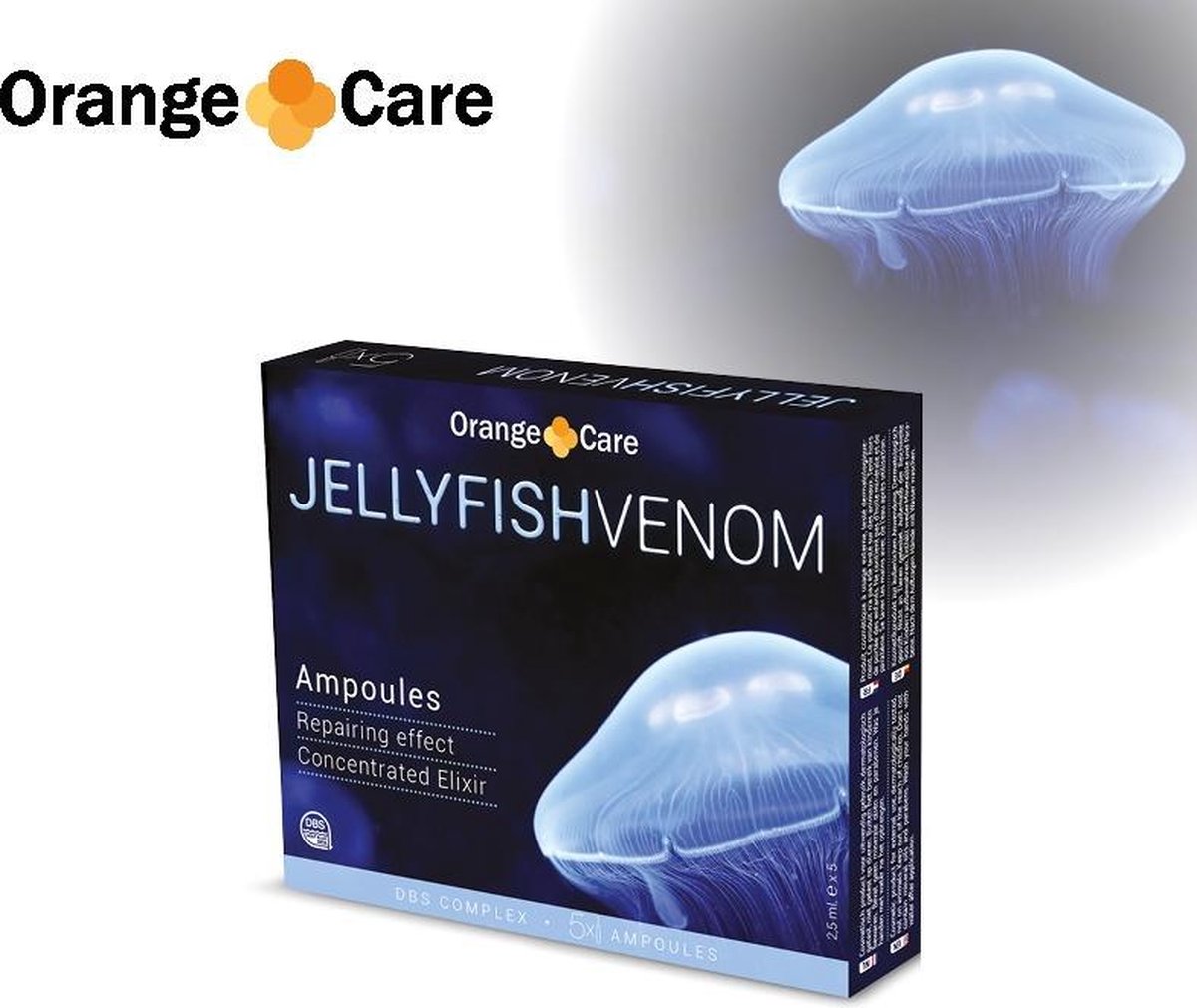 Orange Care Jellyfish Venom Age Repairing Ampoules Anti-aging - Anti rimpel - Tegen huidveroudering