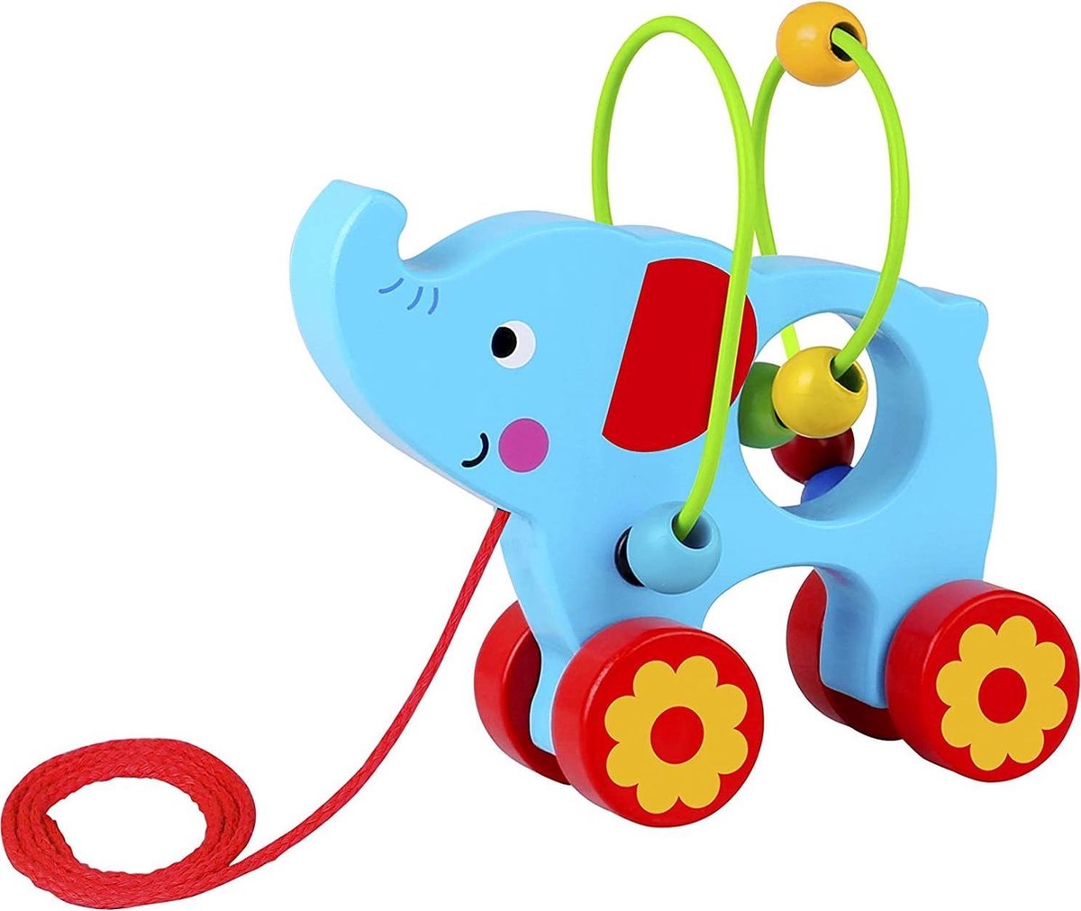 Tooky Toy Trekfiguur Olifant Junior 14