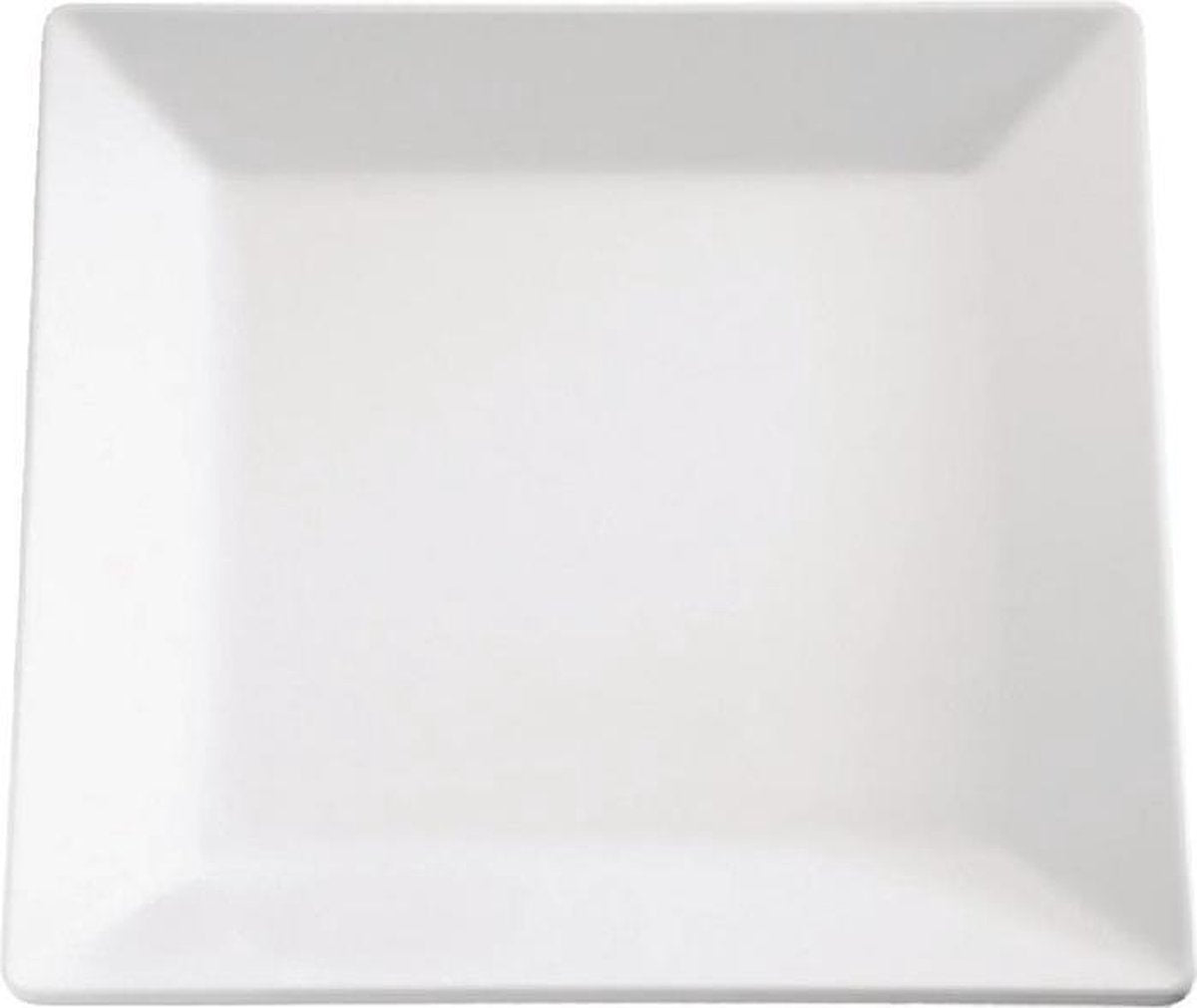 Pure vierkante melamine schaal wit 37x37cm