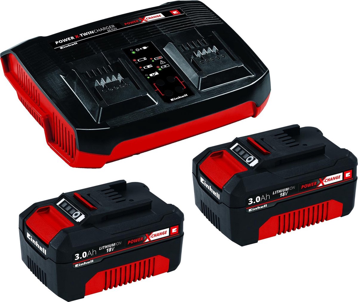 Einhell 2 x 3000 mAH Power X Change starter kit
