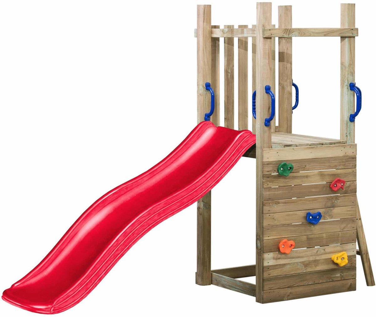 SwingKing Speeltoestel Irma + glijbaan Rood    - 160x70x175cm