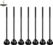 RVS Lepel Rietjes Zwart 6 Stuks Lepelrietjes - Lange Lepels 21