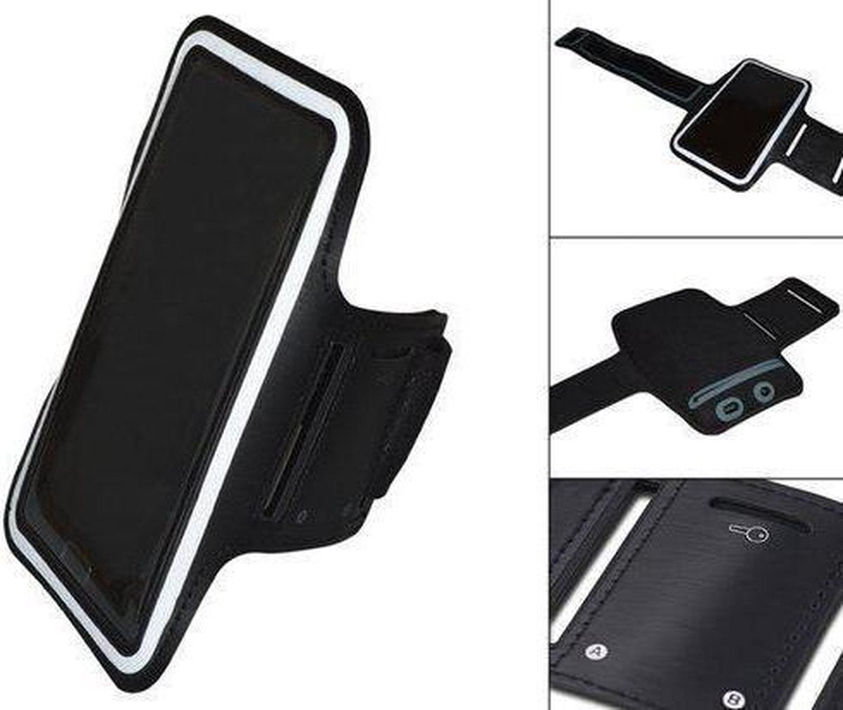 Comfortabele Smartphone Sport Armband voor uw Point Of View Mobii Phone 3515