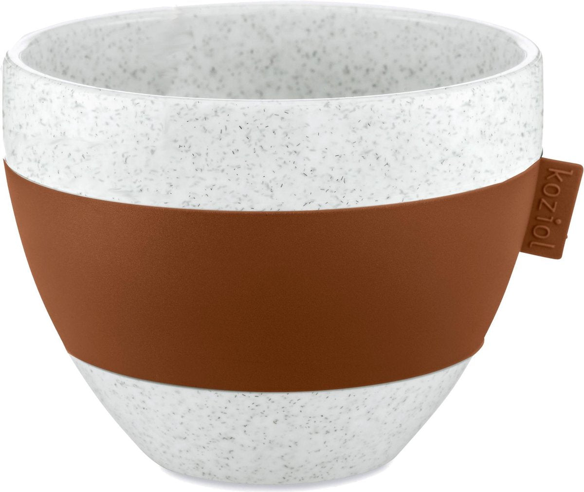 Koziol Thermosbeker Aroma M 270 Ml Wit/bruin