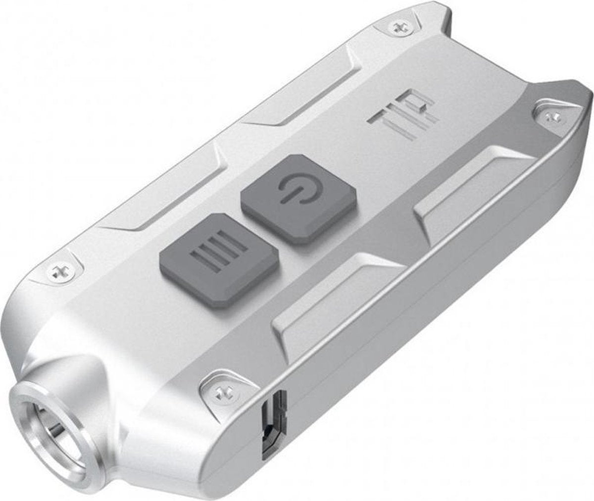 Nitecore Tip CRI 2017 Sleutelhangerlamp oplaadbaar zilver
