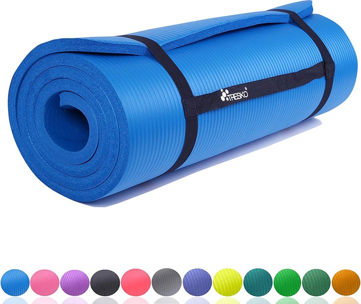Tresko  Fitnessmat - 185x60 cm - 1
