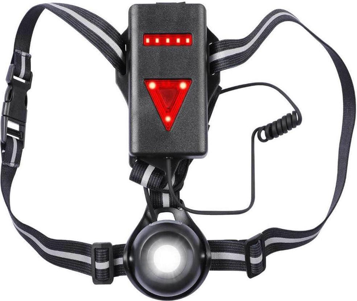 Krachtige Richtbare LED Hardloop Verlichting - Verstelbare Lamp - USB oplaadbaar