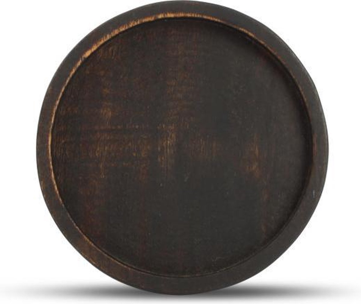 Salt&Pepper Glasonderzetter hout zwart Rural - set/4