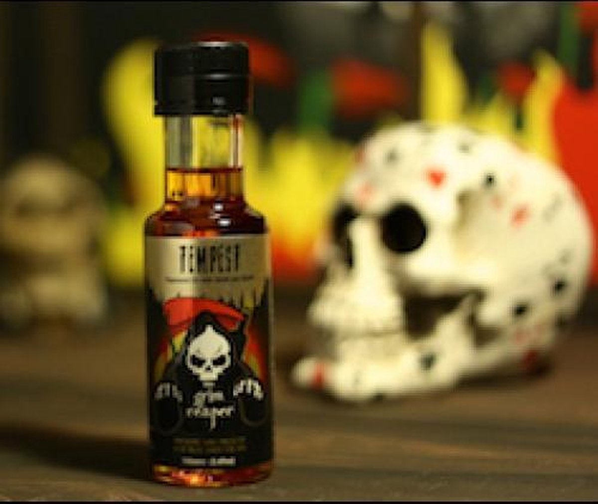 Tempest / Garlic Chilli Oil (Heat Level 5) - ChilisausBelgium  - Grim Reaper Foods