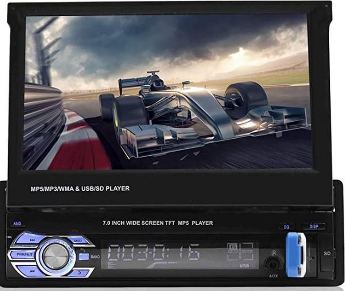 Car retractable player
