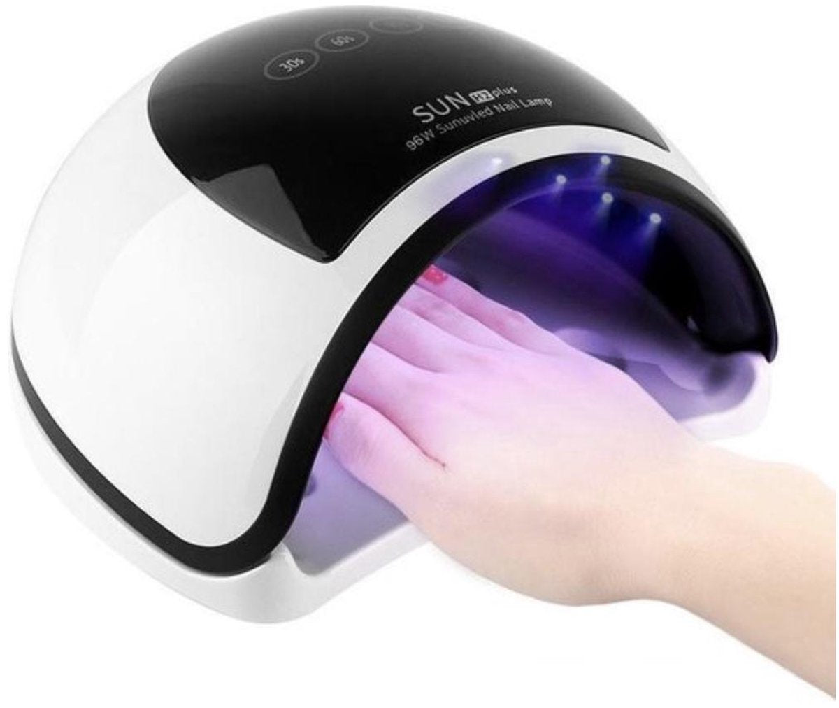 Cloxks – Nageldroger – H2 - Gellak lamp – 96 Watt – UV Lamp – LED-lamp – Nagellamp – Gelnagels – Profesioneel – ingebouwde timer - Touchscreen