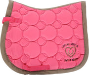 Zadeldek -Sweetheart- roze/taupe PVZ