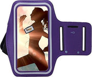 Samsung Galaxy M31/ M31s Sportband hoes sport armband hoesje Hardloopband Paars Pearlycase