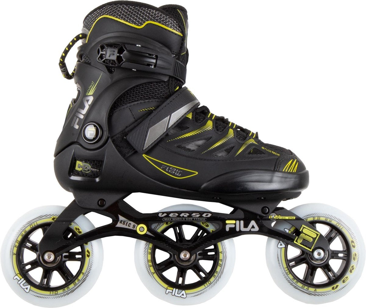 Fila Ghibli Verso  Inlineskates - Maat 41 - Vrouwen - zwart/geel/wit