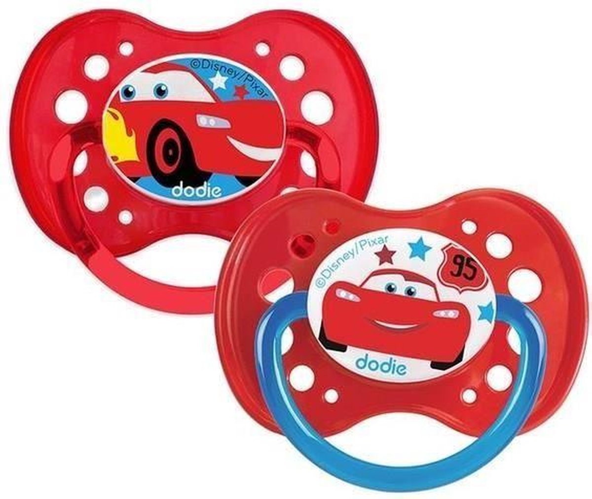 DODIE 2 Duo A69 anatomische lollies - 18 maanden + - Disney Cars