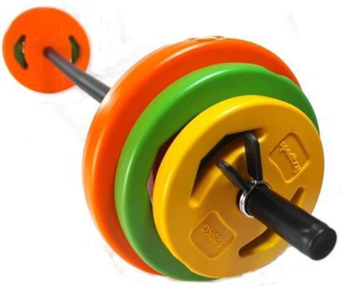 Sportbay® bodypump halterset | halterset 20 kg | Halterstang met gewichten 20 kg