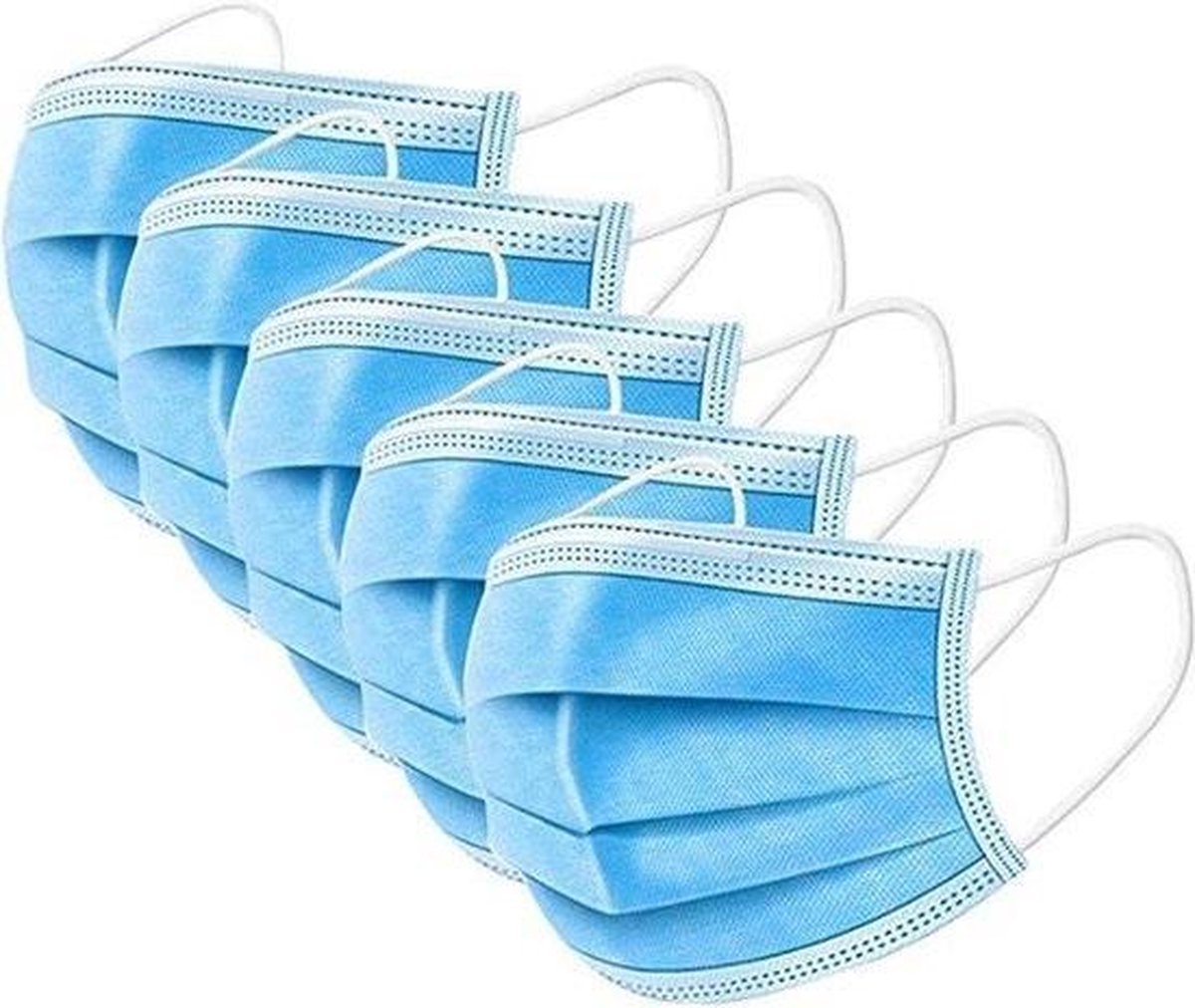 Basic Wegwerp mondkapjes - 3 laags - 10 stuks - NIET MEDISCH