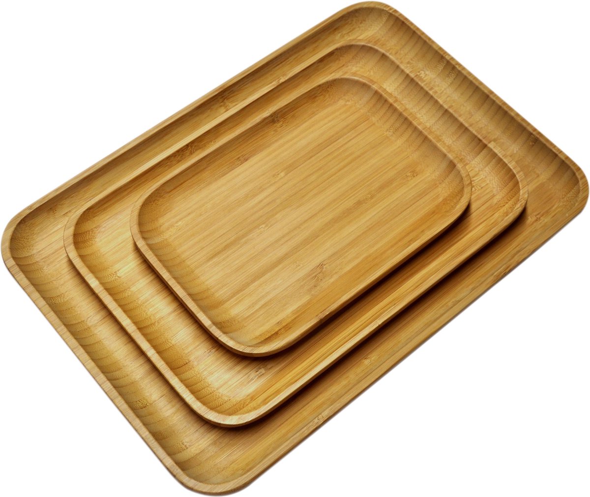 Point-Virgule Dienblad - Bamboe - 35 x 24 x 1.9cm