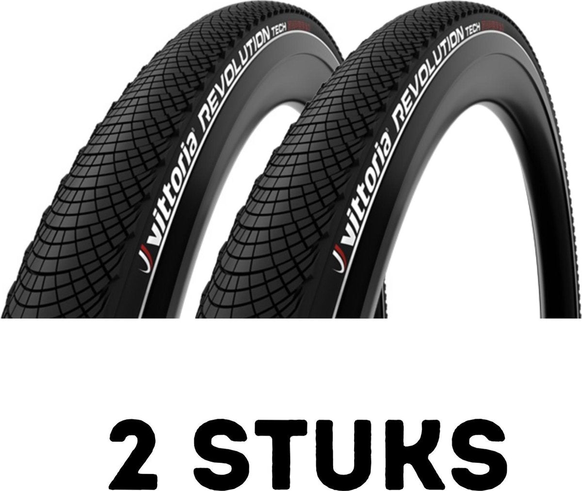 Fietsband - Buitenband - Set van 2 - Revolution 27.5 x 2.00 (50-584) zwart