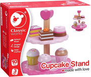 Classic World Houten Cupcakes met Etagère 10-delig