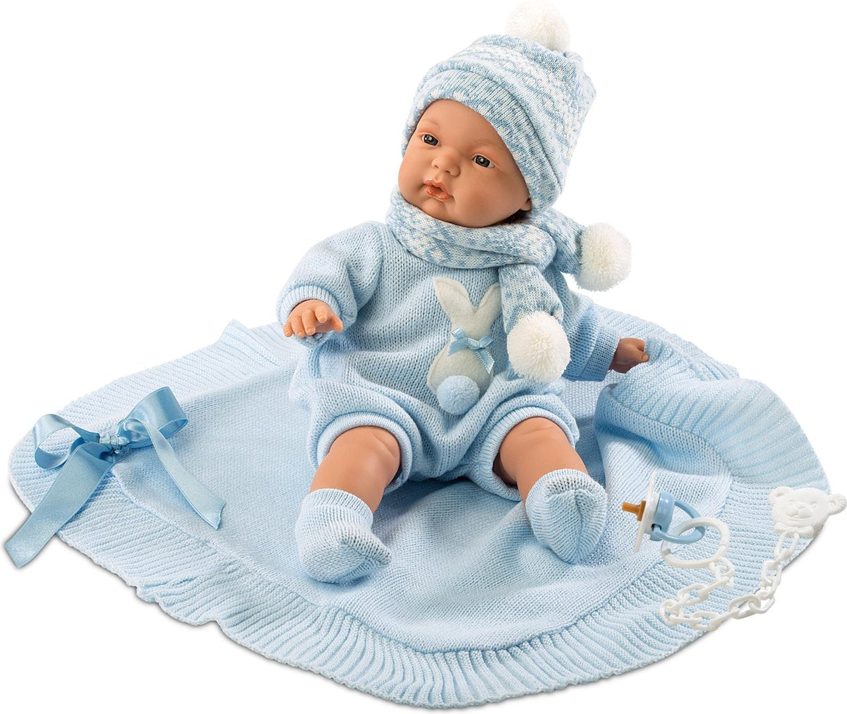 Llorens babypop Joel softbody 38 cm met speen en geluid