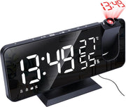 Achaté Wekkerradio Met Projectie - Digitale Wekker - Alarm Clock - Oplader