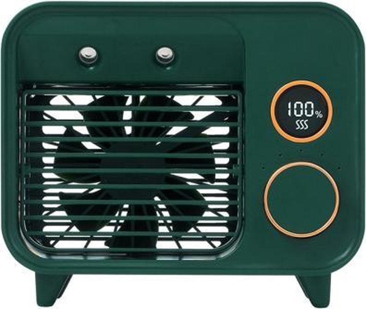 F853 Desktop-luchtbevochtigingsspray Mini-airconditioningventilator (inkt)