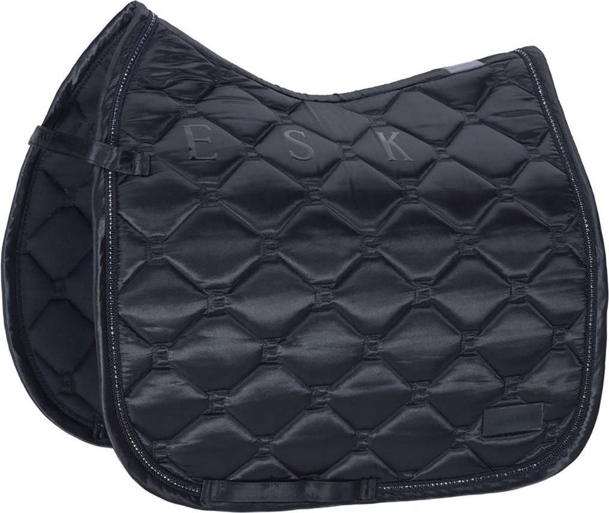 Eskadron Zadeldek  Classic Satin Emblem - Dark Blue - dressuur Full