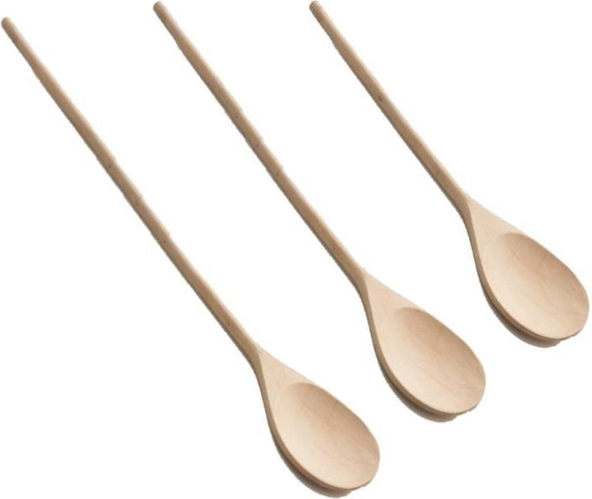 Houten Pollepels - Pollepel - Pollepelset - 3 Stuks