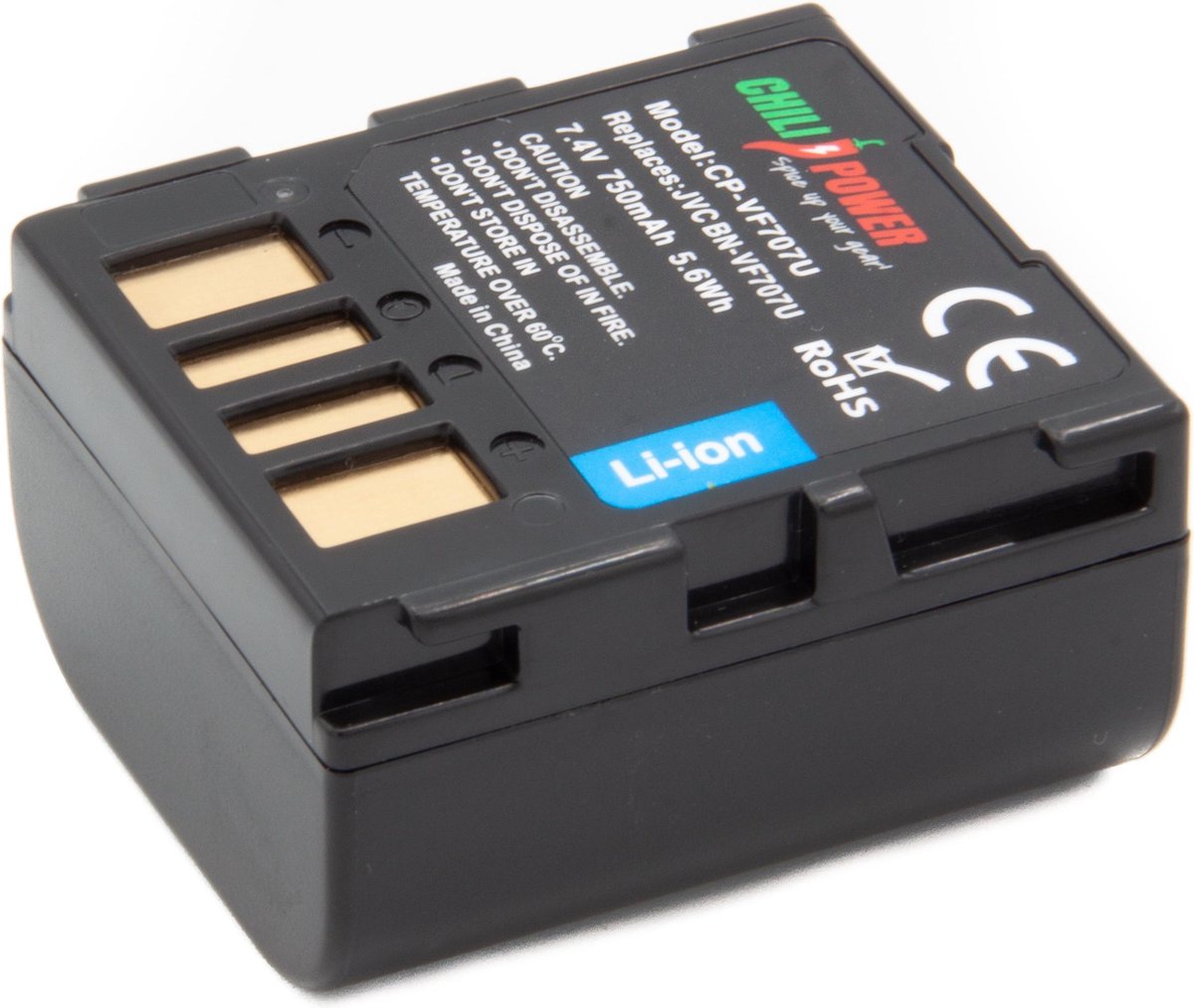 ChiliPower JVC BN-VF707U accu - 750mAh