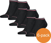 Tommy Hilfiger Sneakersokken Heren  -  6 paar - Iconic Sneaker Black - Maat 39/42
