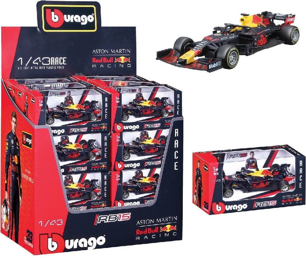 Burago Red Bull Max 1:43 RB15