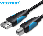 Vention Printer Kabel USB 2.0 A Male naar USB B Male Print 3 meter