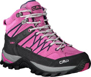 Cmp Wandelschoenen Rigel Mid Dames Suède Roze/zwart Maat 36