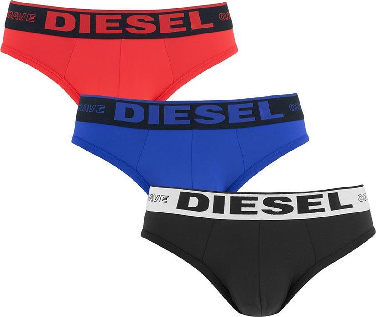 Diesel 55-d herenslips 3P rood