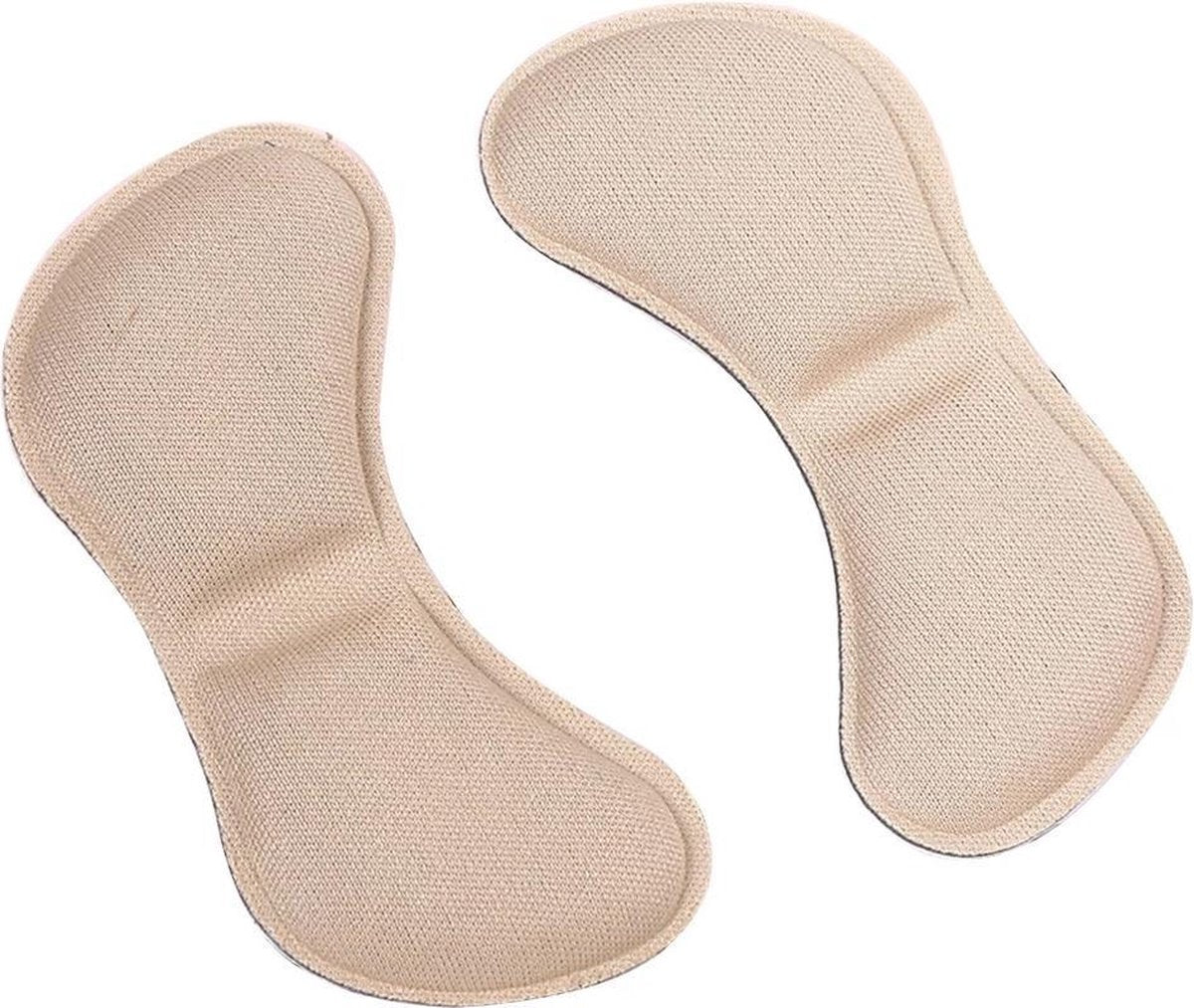 Zelfklevende hielbescherming pads - Beige - foam hielkussen - one size - 1 paar