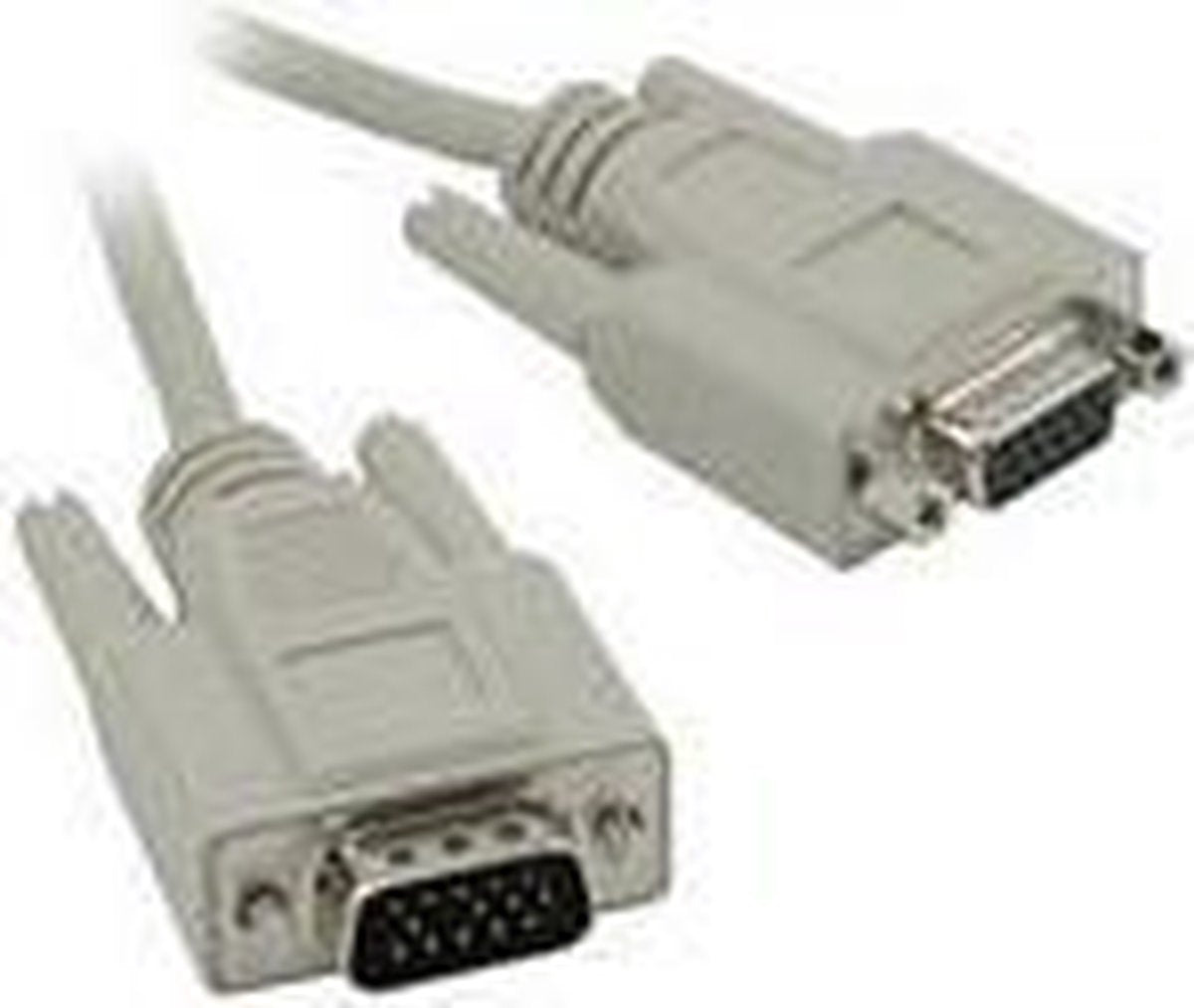 C2G - Economy HD15 SVGA M/F Monitor Extension Kabel - 3 meter / Beige