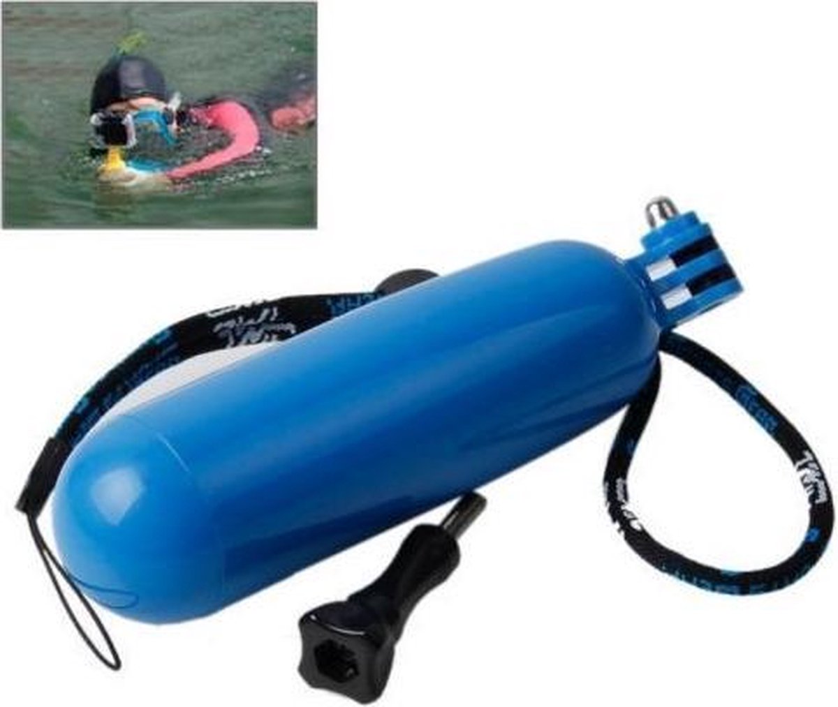 GoPro Bobber drijver mount blauw voor GoPro Hero en andere actiecamera's